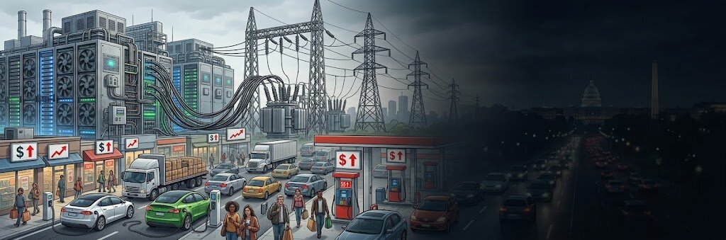 مصرف برق هوش مصنوعی چگونه تورم آمریکا را بالا می‌برد؟